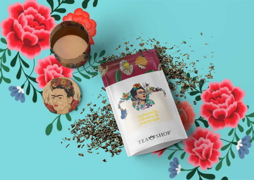 Embalagens Tea Shop - projeto pela Agência Marlin