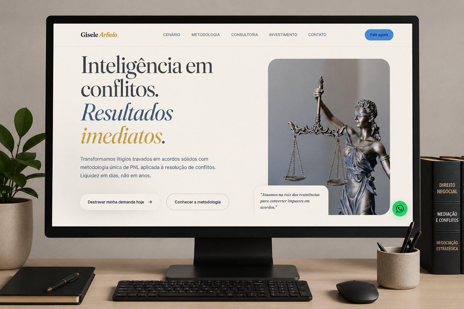 Landing de Captação - projeto pela Agência Marlin